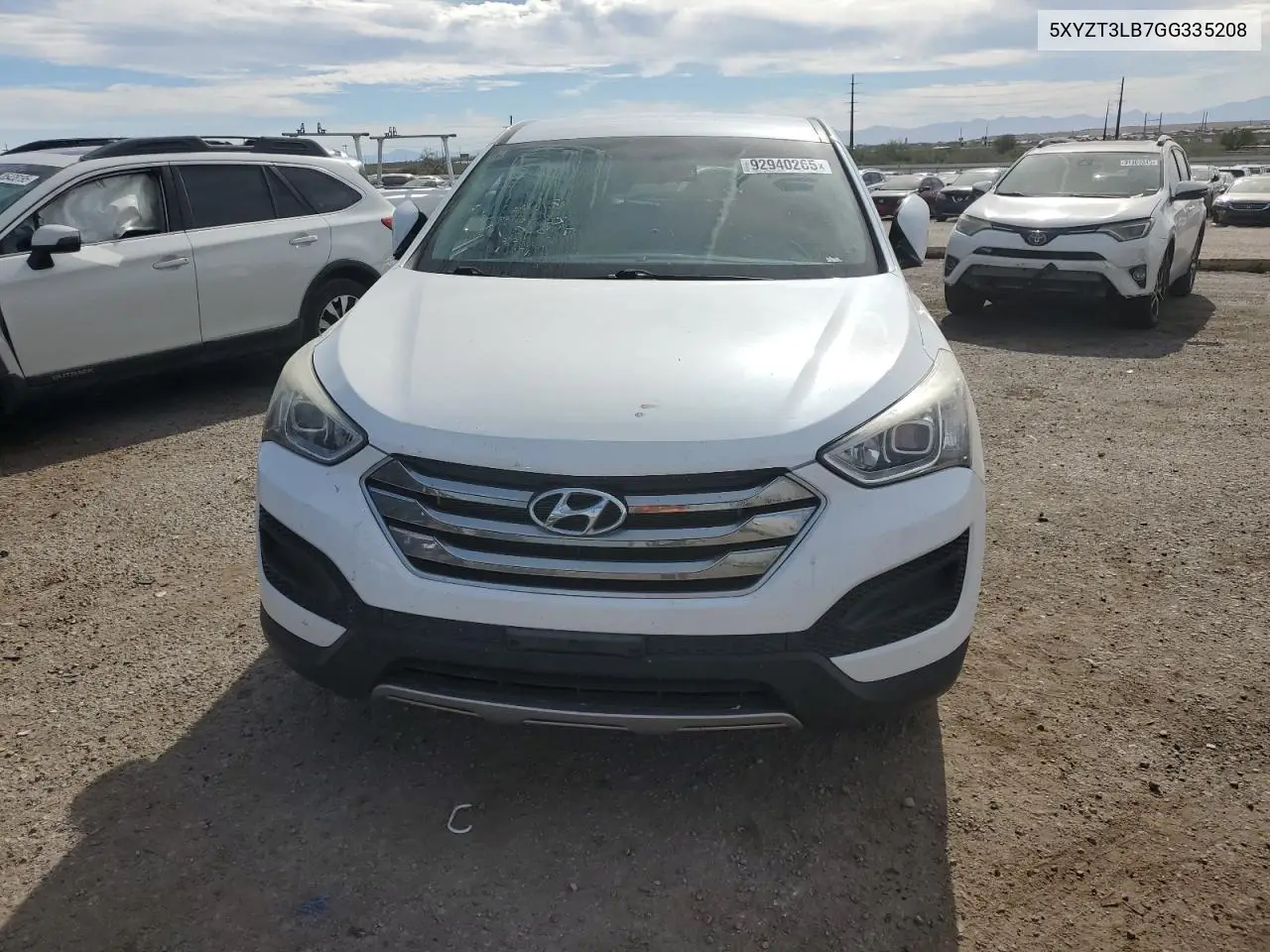 5XYZT3LB7GG335208 2016 Hyundai Santa Fe Sport