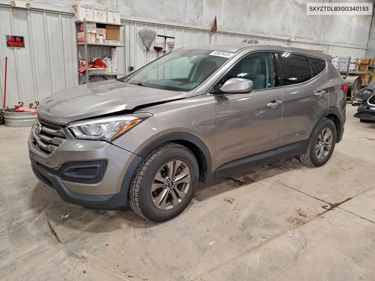5XYZTDLB3GG340153 2016 Hyundai Santa Fe Sport