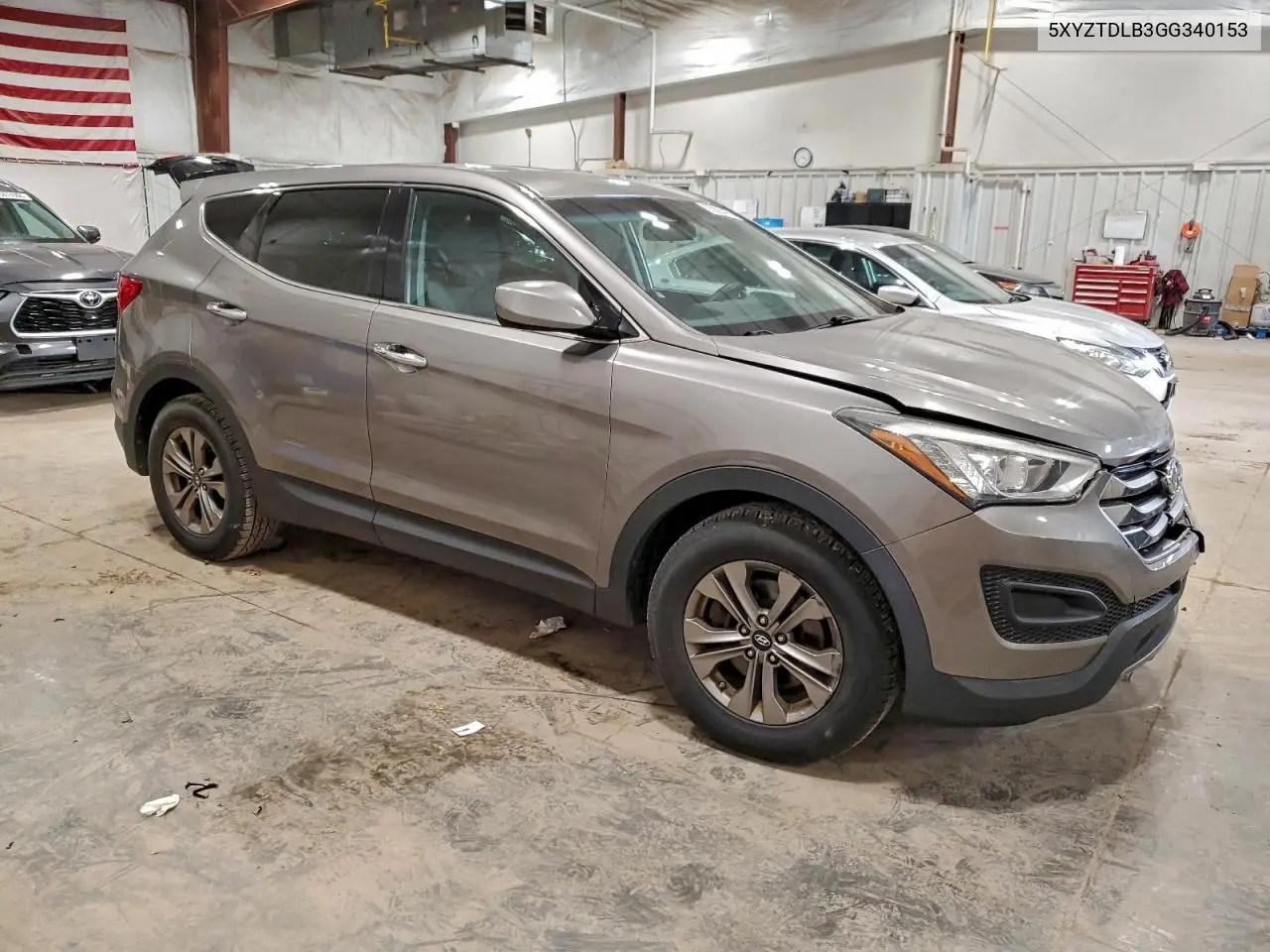 5XYZTDLB3GG340153 2016 Hyundai Santa Fe Sport