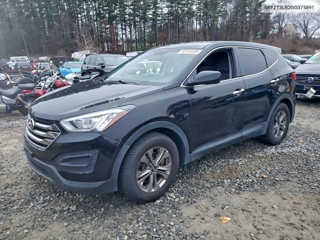 5XYZT3LB2GG375891 2016 Hyundai Santa Fe Sport