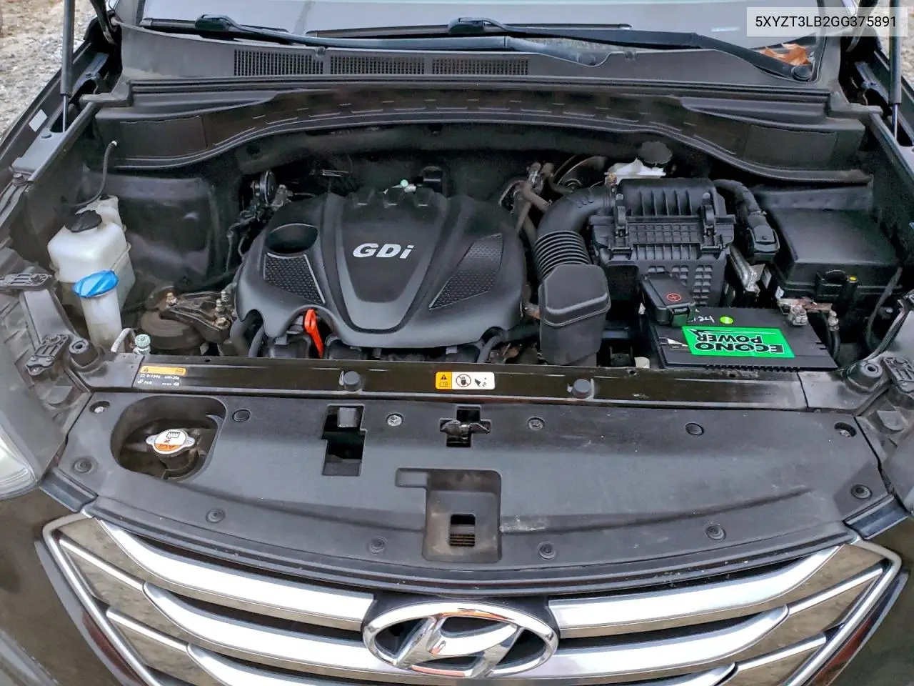 5XYZT3LB2GG375891 2016 Hyundai Santa Fe Sport