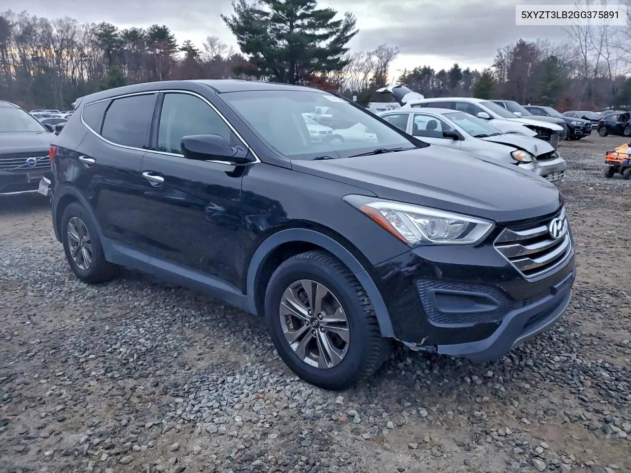 5XYZT3LB2GG375891 2016 Hyundai Santa Fe Sport