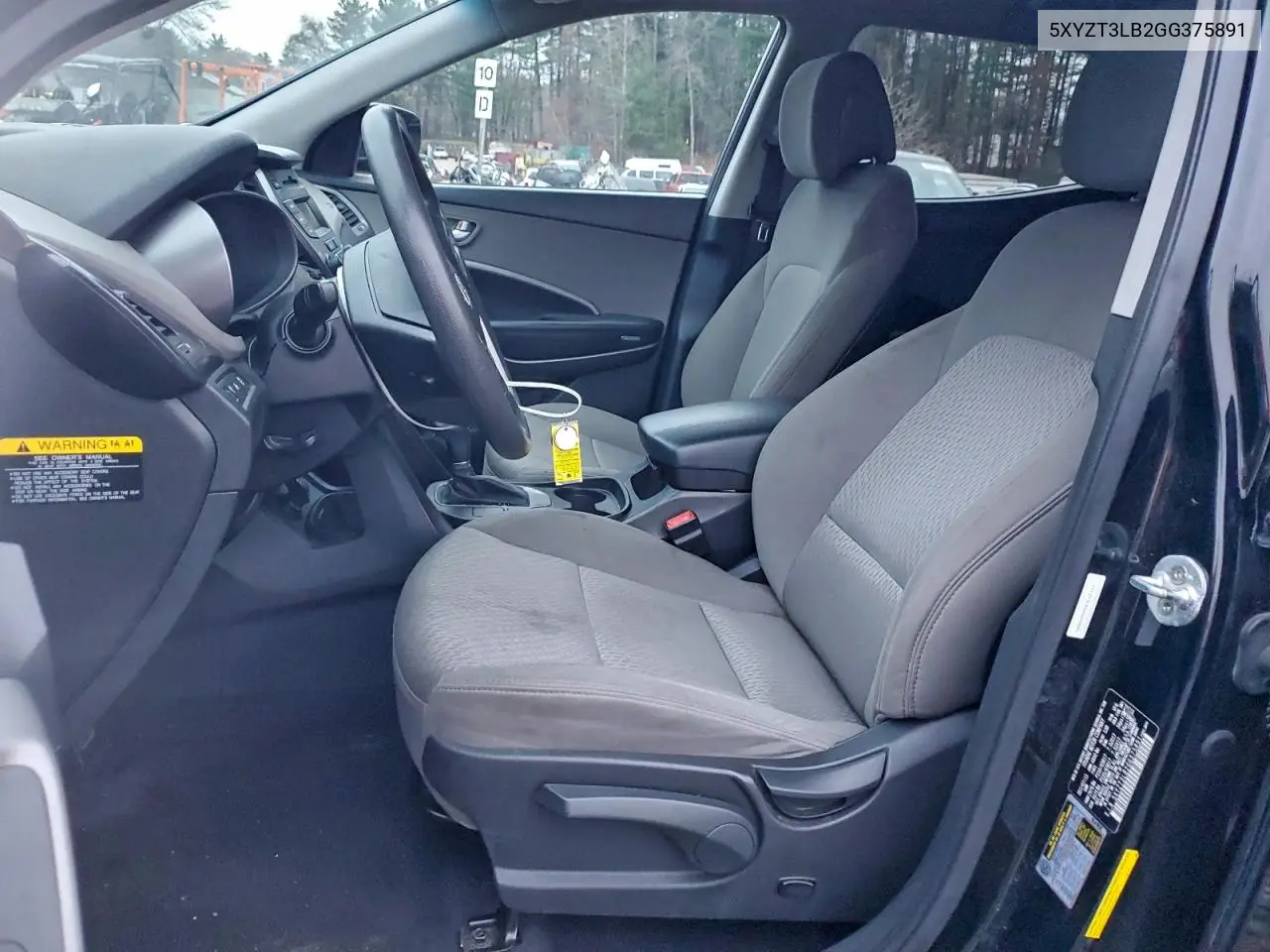 5XYZT3LB2GG375891 2016 Hyundai Santa Fe Sport