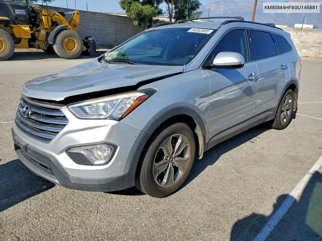 KM8SM4HF8GU145881 2016 Hyundai Santa Fe Se