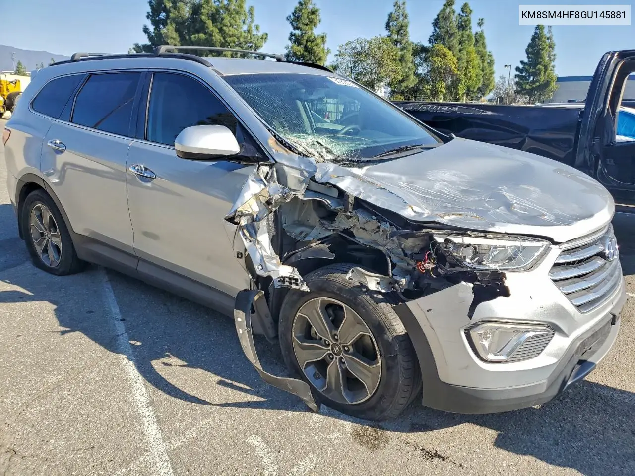 KM8SM4HF8GU145881 2016 Hyundai Santa Fe Se