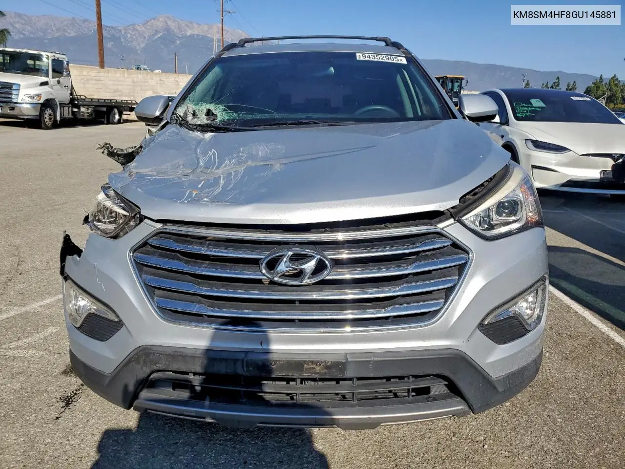 KM8SM4HF8GU145881 2016 Hyundai Santa Fe Se