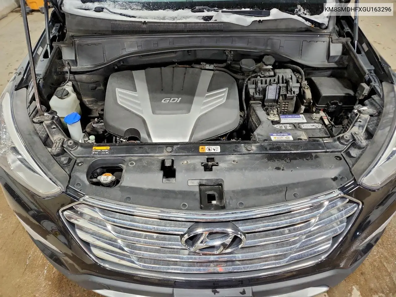 KM8SMDHFXGU163296 2016 Hyundai Santa Fe Se