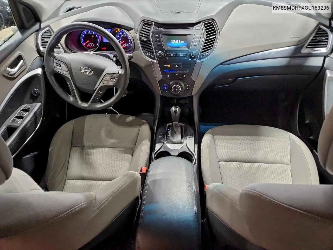 KM8SMDHFXGU163296 2016 Hyundai Santa Fe Se