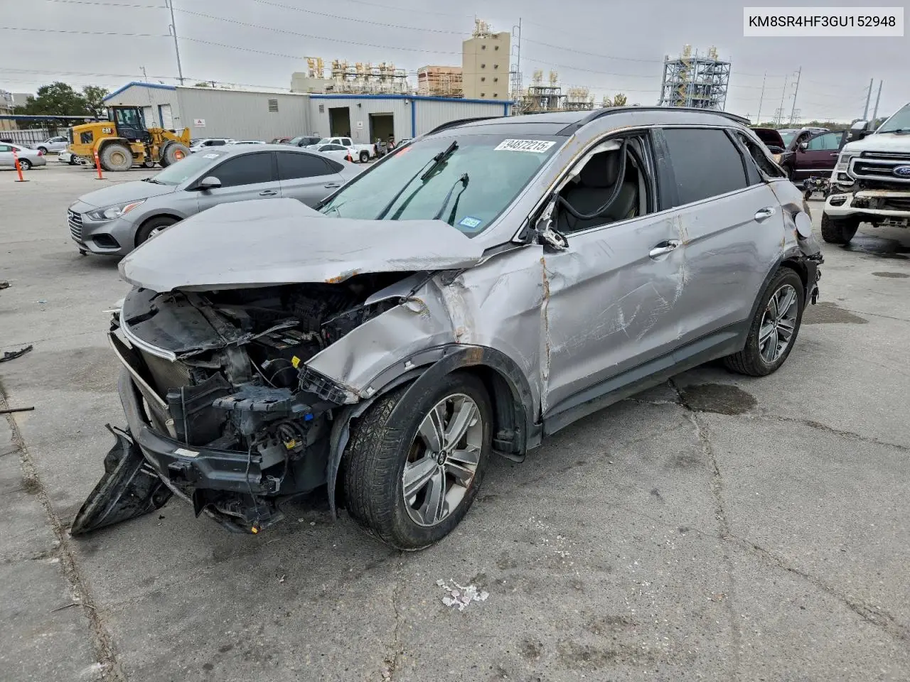 KM8SR4HF3GU152948 2016 Hyundai Santa Fe Se Ultimate