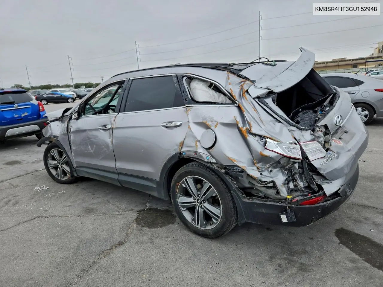KM8SR4HF3GU152948 2016 Hyundai Santa Fe Se Ultimate