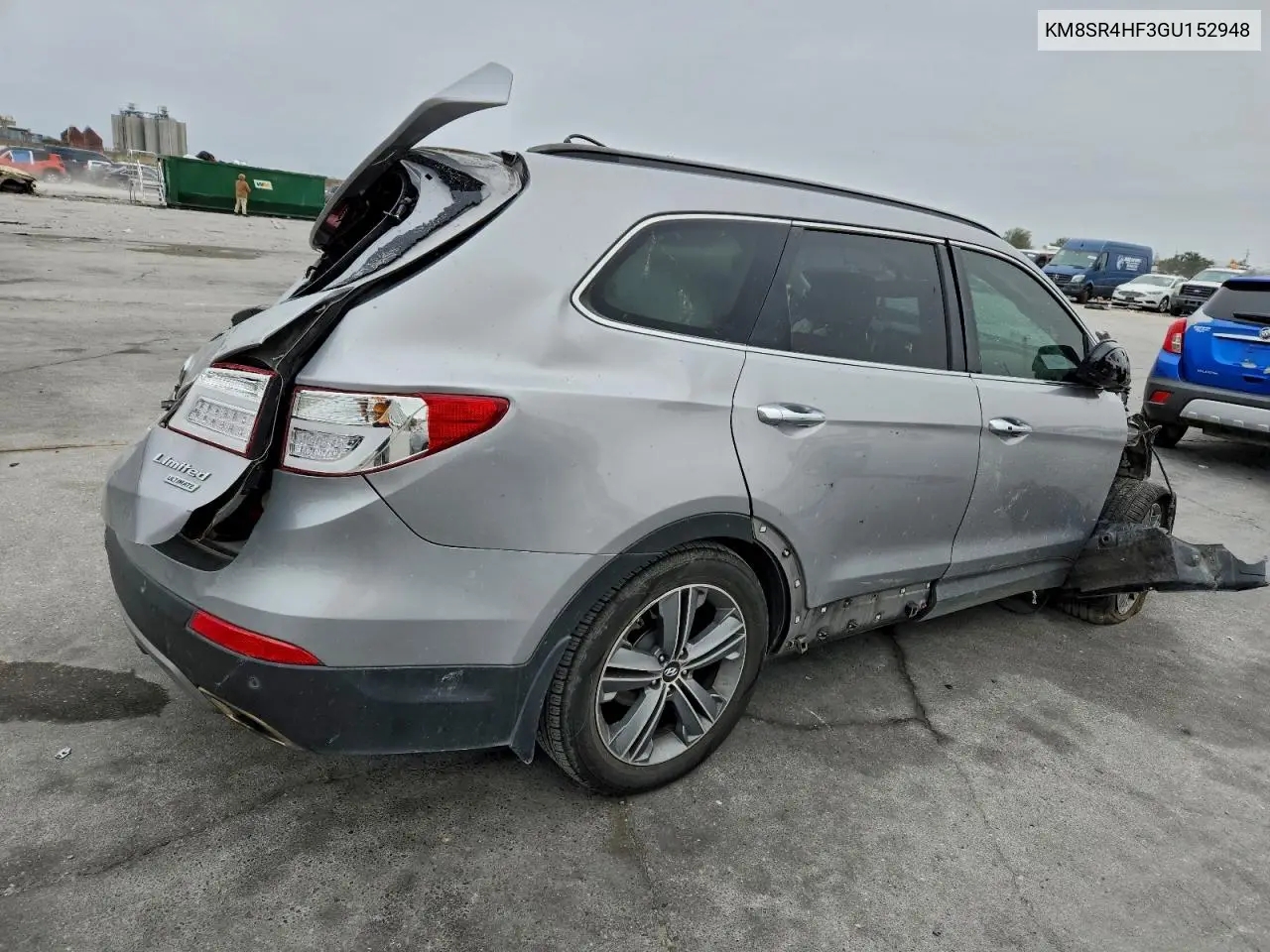KM8SR4HF3GU152948 2016 Hyundai Santa Fe Se Ultimate