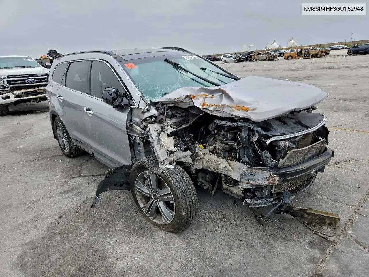 KM8SR4HF3GU152948 2016 Hyundai Santa Fe Se Ultimate