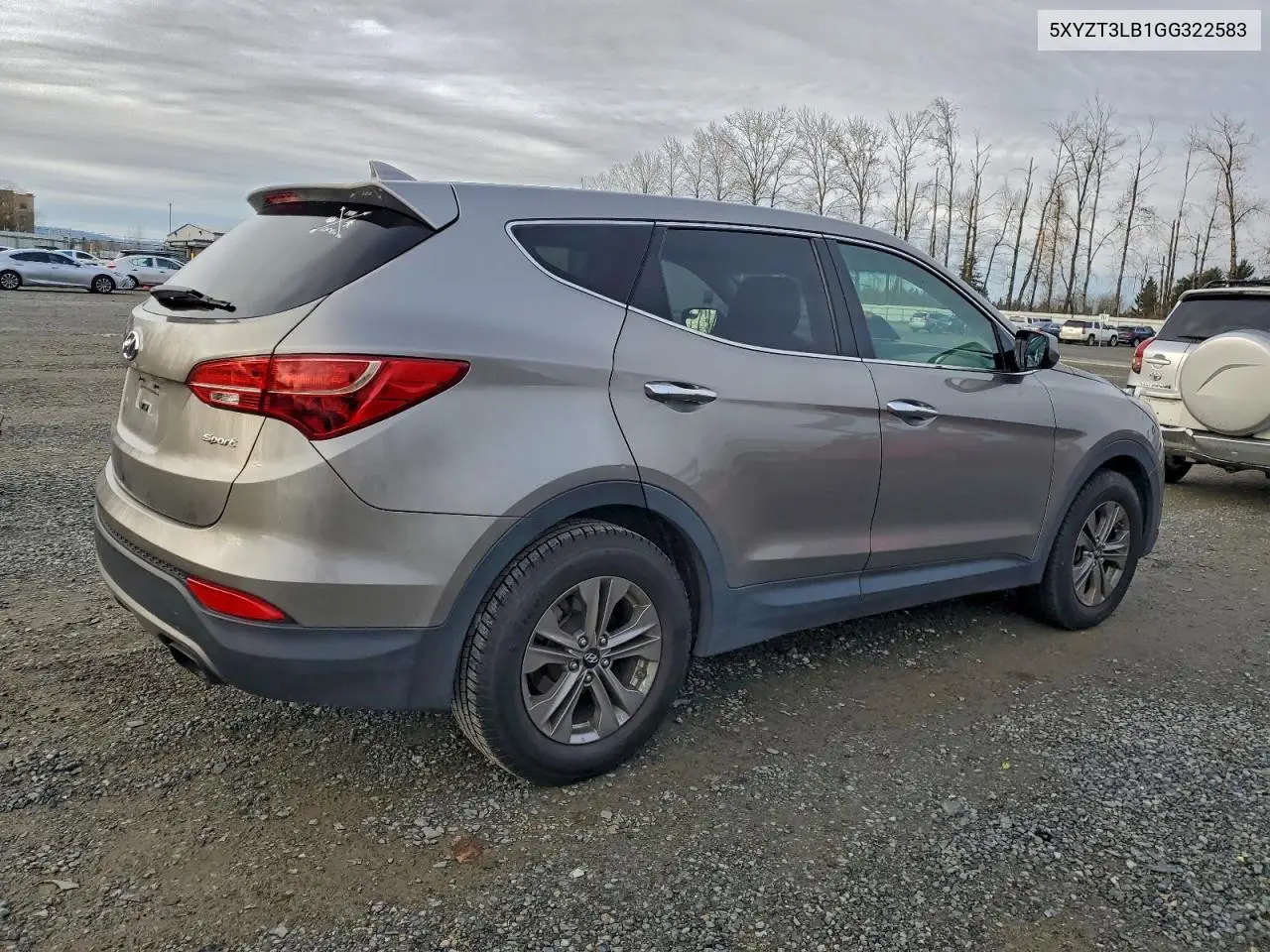 5XYZT3LB1GG322583 2016 Hyundai Santa Fe Sport