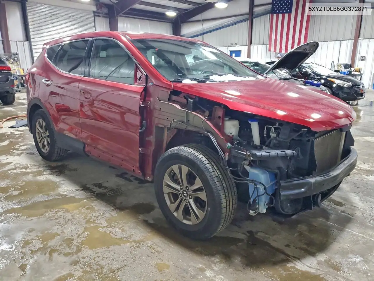 5XYZTDLB6GG372871 2016 Hyundai Santa Fe Sport