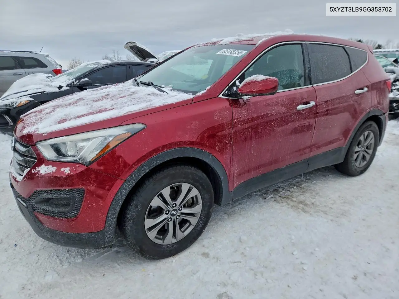 5XYZT3LB9GG358702 2016 Hyundai Santa Fe Sport