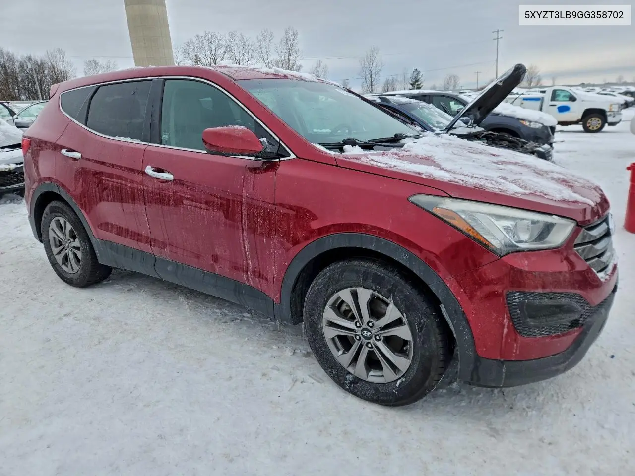 5XYZT3LB9GG358702 2016 Hyundai Santa Fe Sport