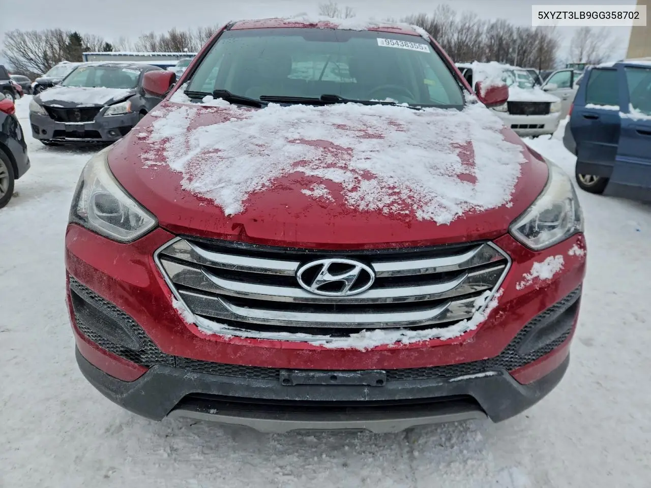 5XYZT3LB9GG358702 2016 Hyundai Santa Fe Sport