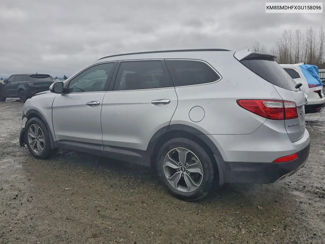 KM8SMDHFXGU158096 2016 Hyundai Santa Fe Se