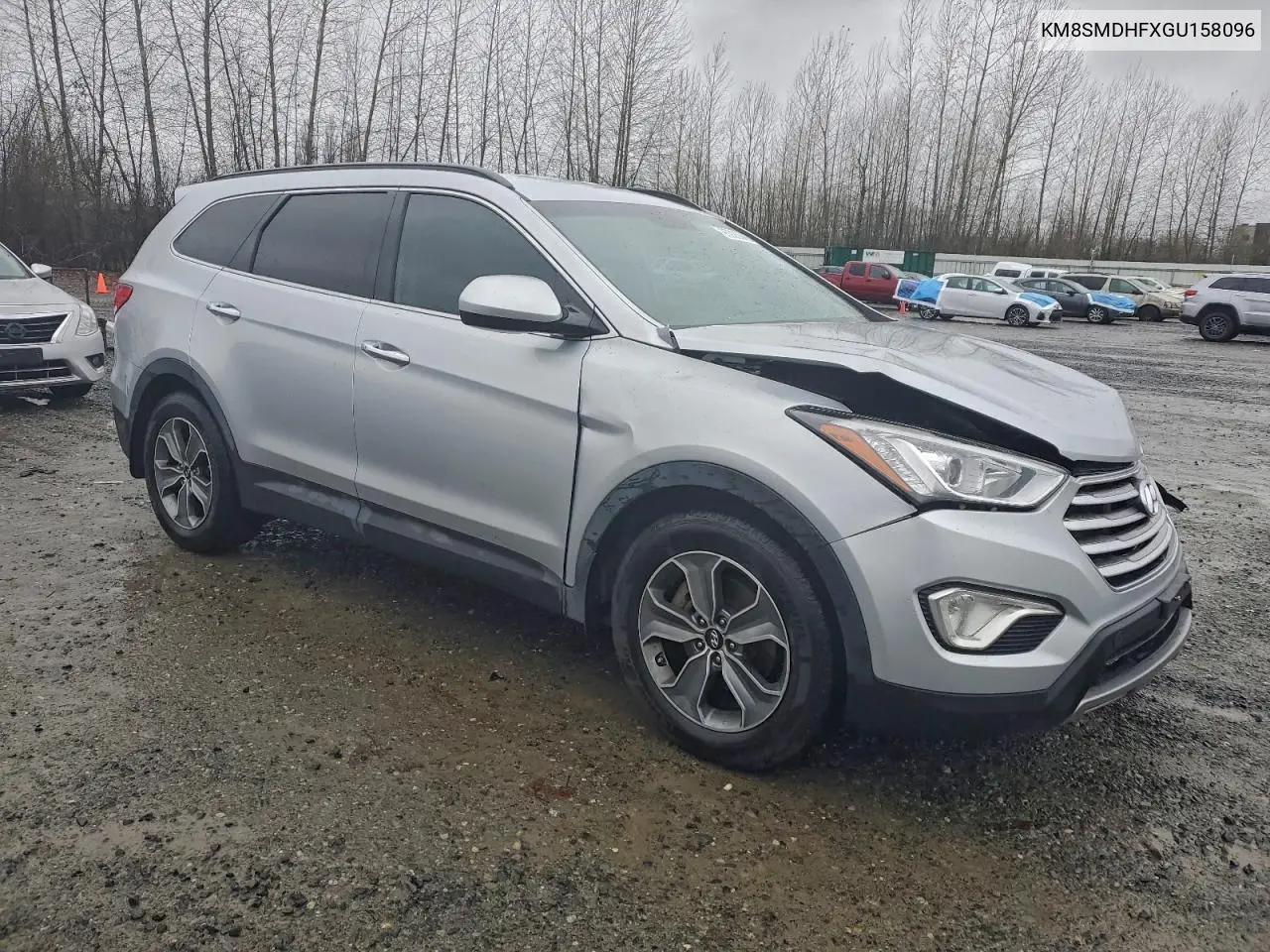 KM8SMDHFXGU158096 2016 Hyundai Santa Fe Se