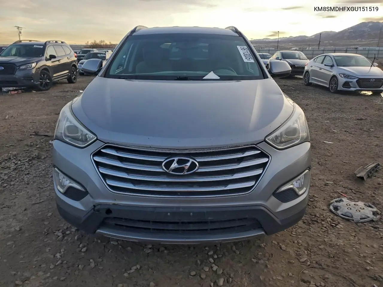 KM8SMDHFXGU151519 2016 Hyundai Santa Fe Se