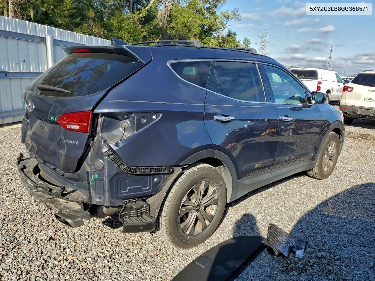 5XYZU3LB8GG368571 2016 Hyundai Santa Fe Sport