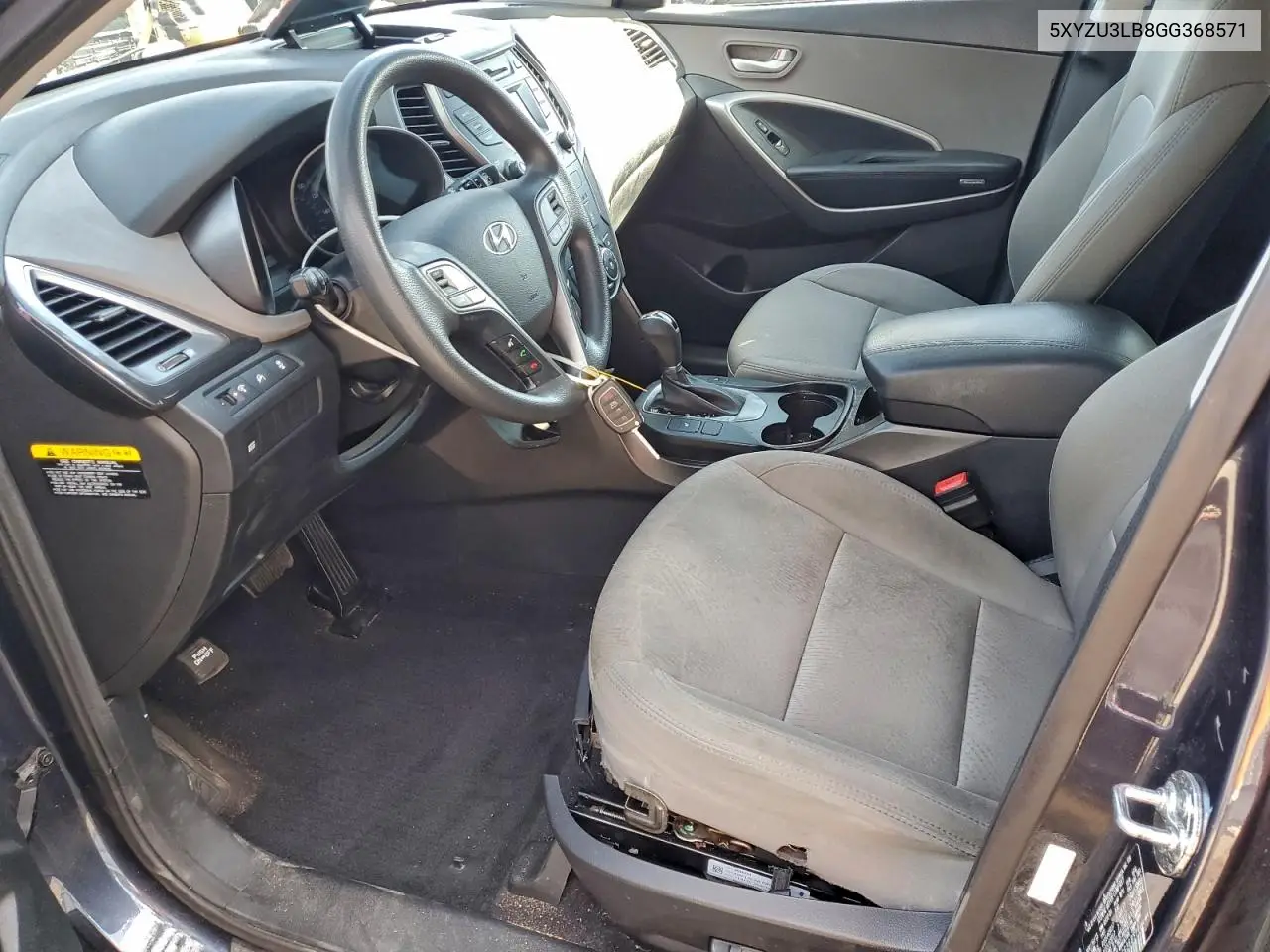 5XYZU3LB8GG368571 2016 Hyundai Santa Fe Sport
