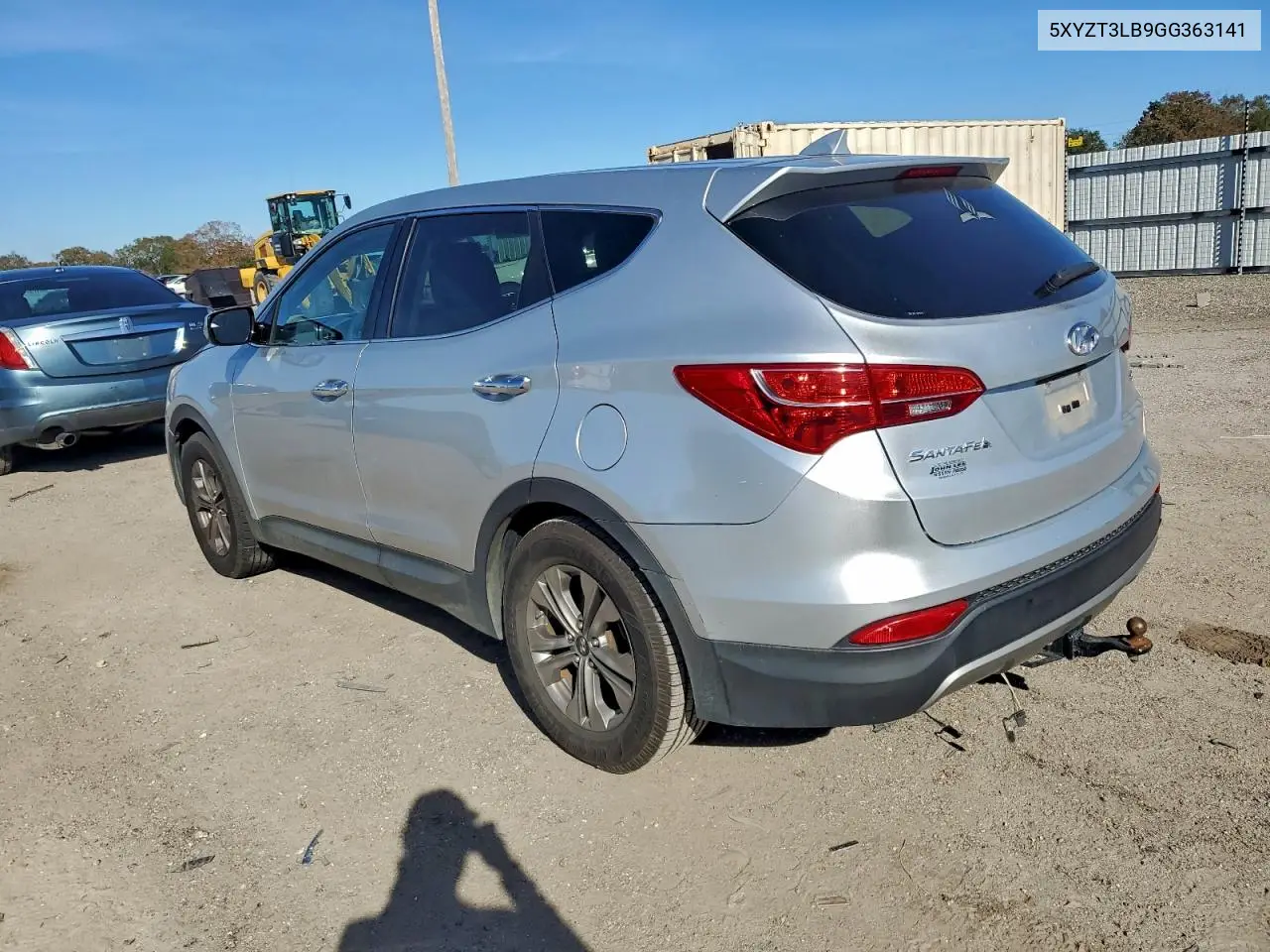 5XYZT3LB9GG363141 2016 Hyundai Santa Fe Sport