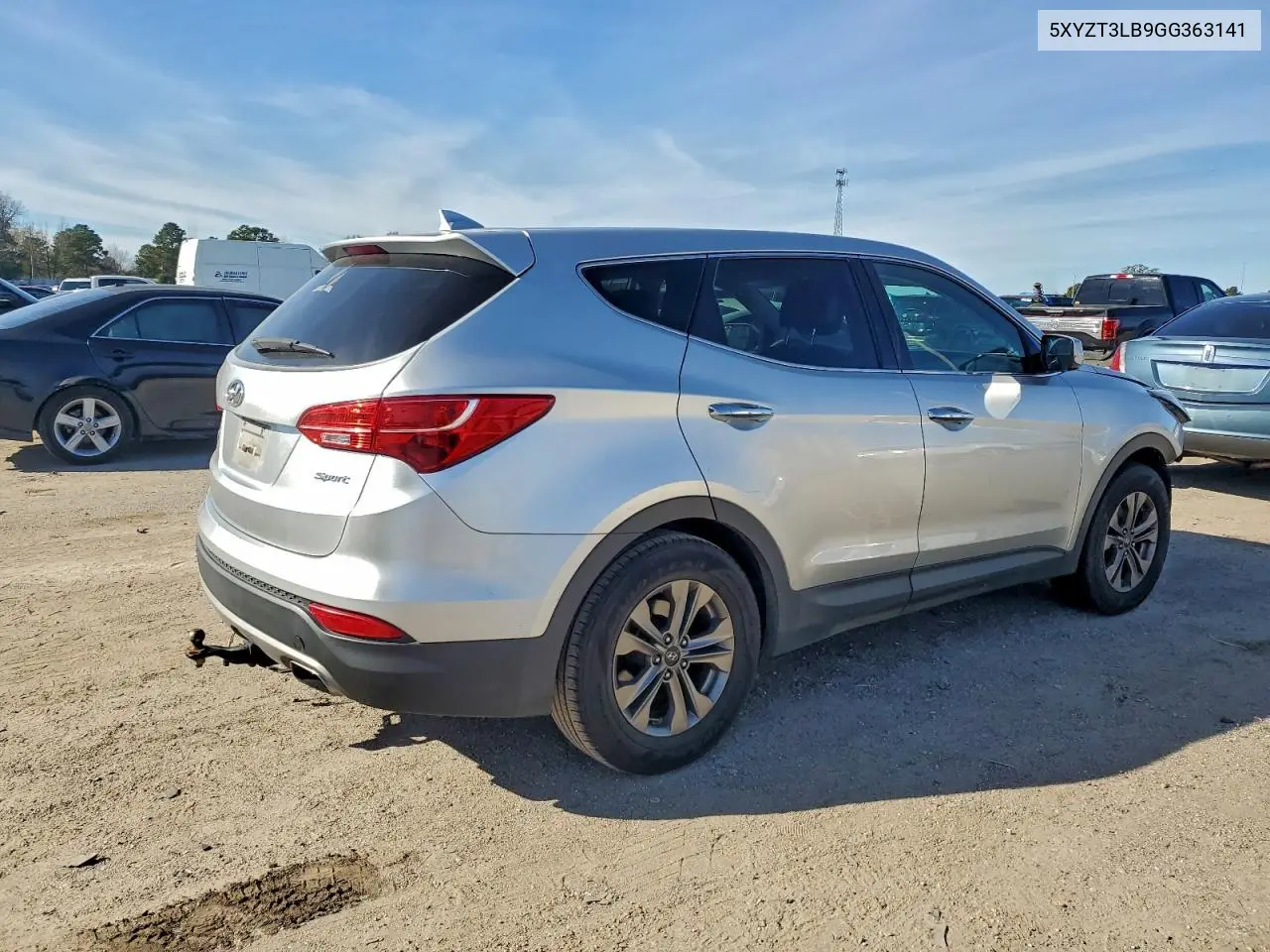 5XYZT3LB9GG363141 2016 Hyundai Santa Fe Sport