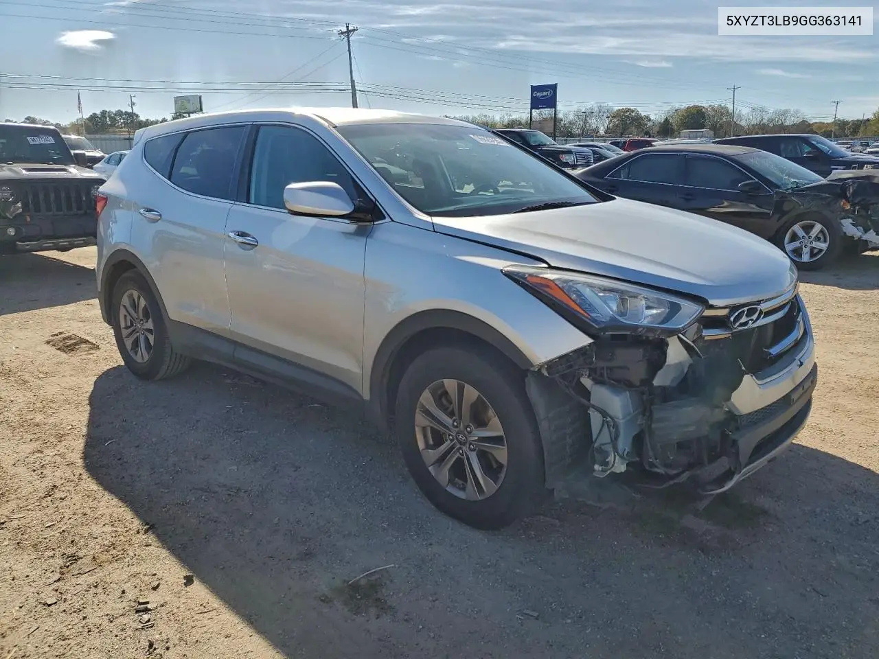5XYZT3LB9GG363141 2016 Hyundai Santa Fe Sport