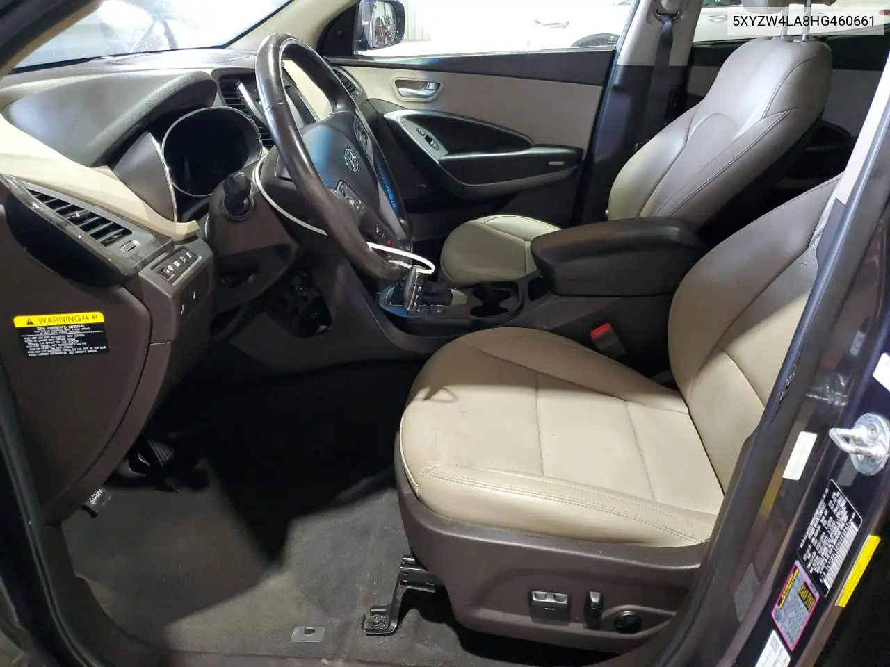 5XYZW4LA8HG460661 2017 Hyundai Santa Fe Sport