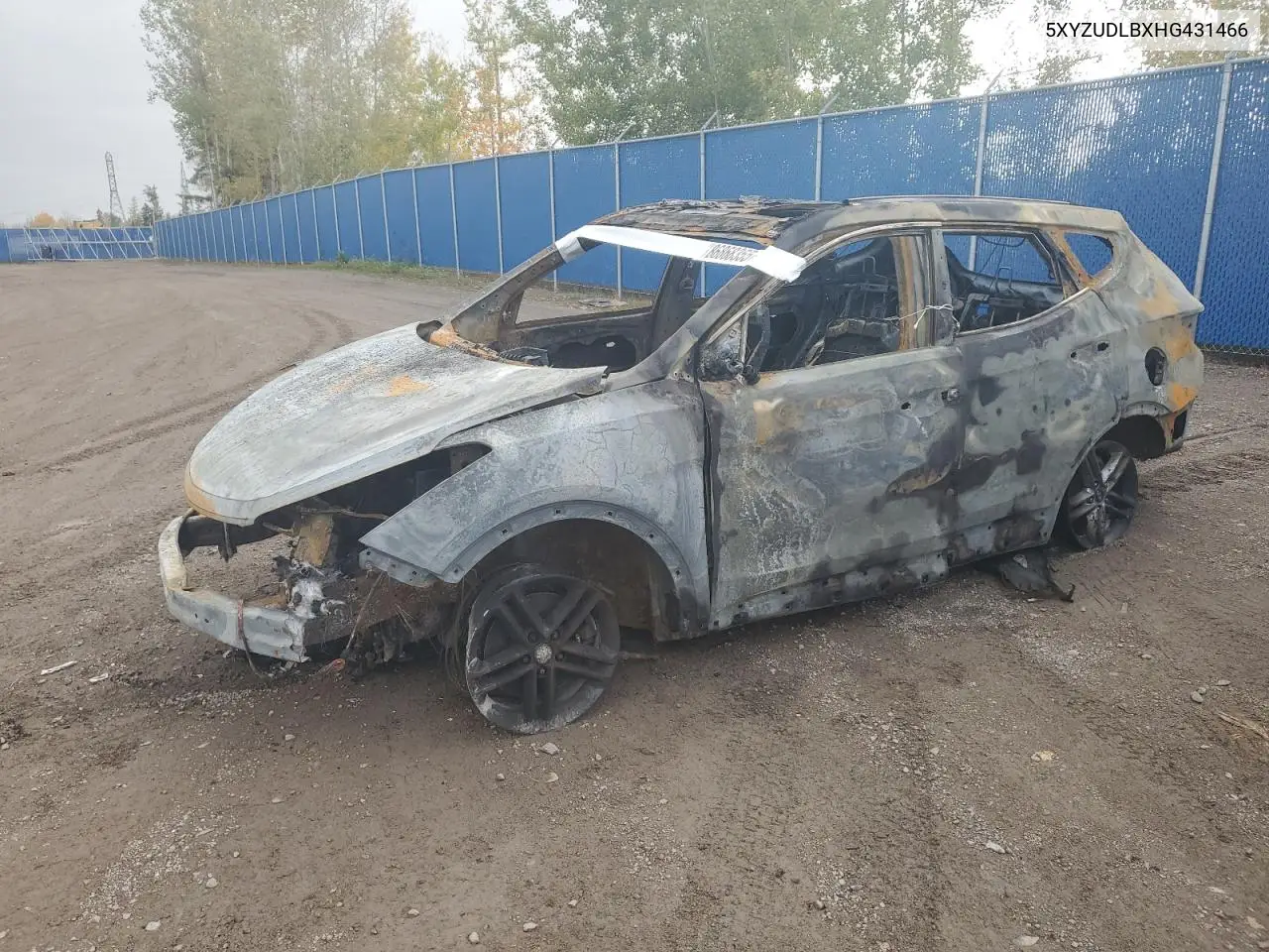 5XYZUDLBXHG431466 2017 Hyundai Santa Fe Sport