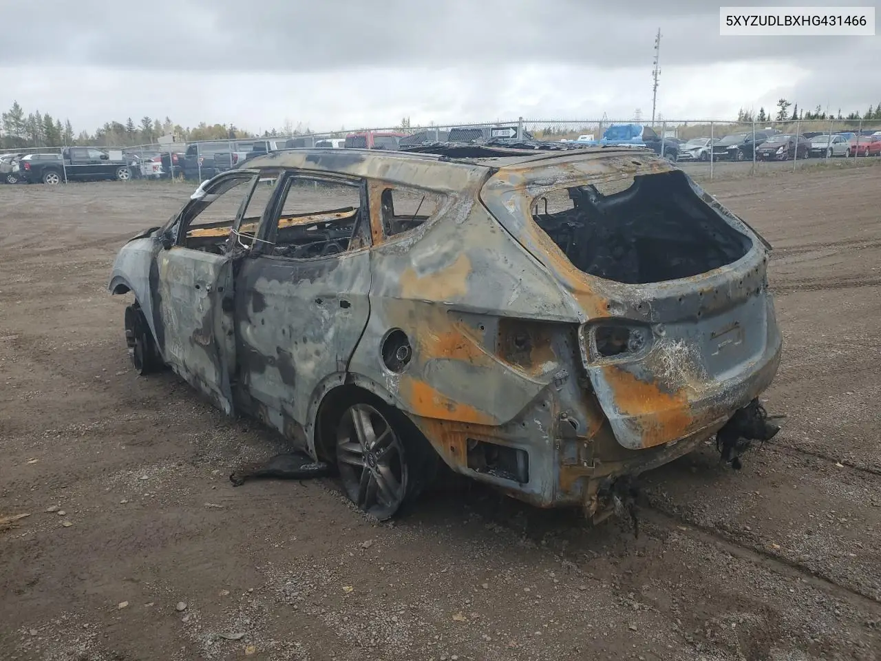 5XYZUDLBXHG431466 2017 Hyundai Santa Fe Sport