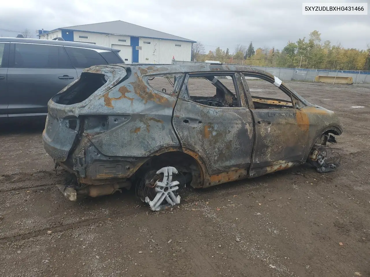 5XYZUDLBXHG431466 2017 Hyundai Santa Fe Sport