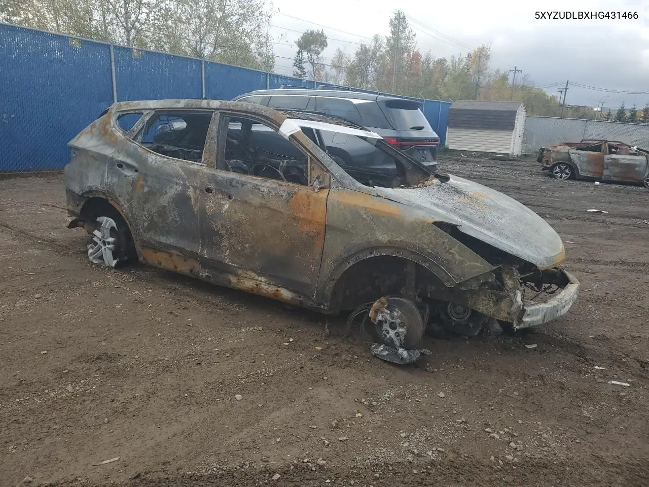 5XYZUDLBXHG431466 2017 Hyundai Santa Fe Sport