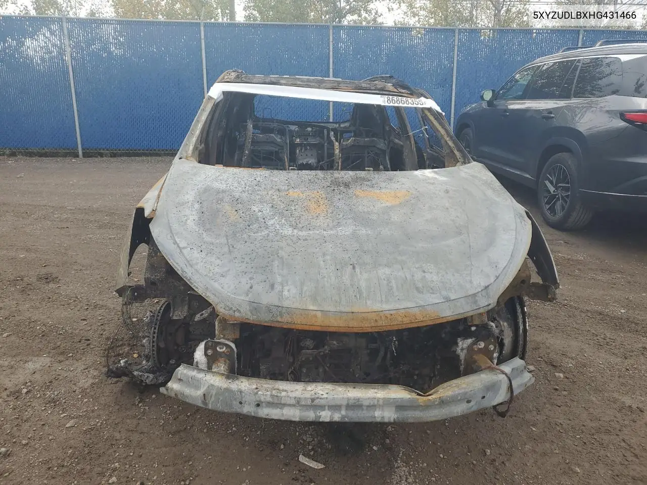 5XYZUDLBXHG431466 2017 Hyundai Santa Fe Sport