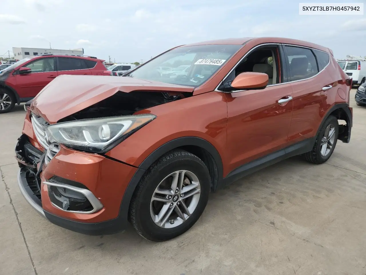 5XYZT3LB7HG457942 2017 Hyundai Santa Fe Sport