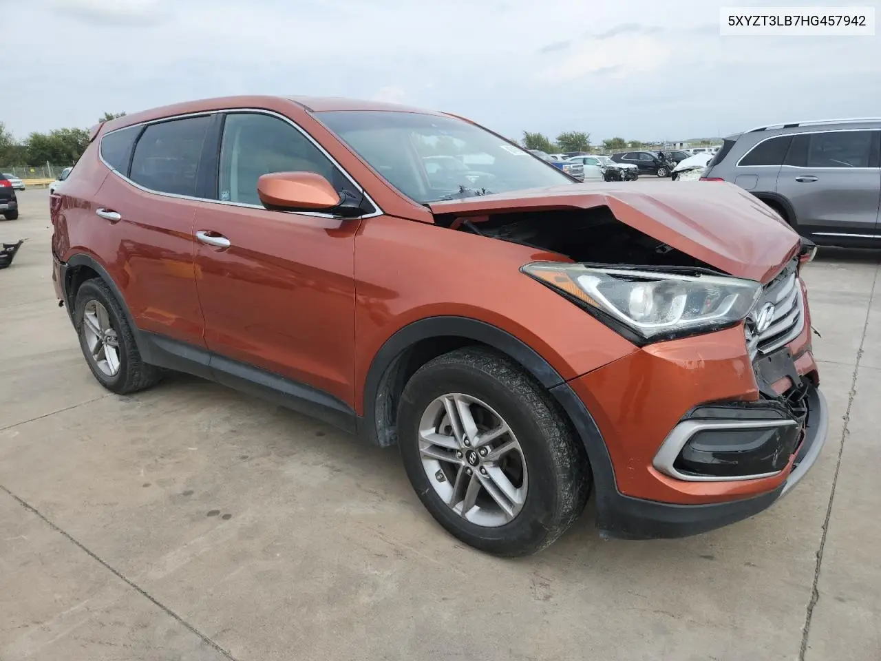 5XYZT3LB7HG457942 2017 Hyundai Santa Fe Sport