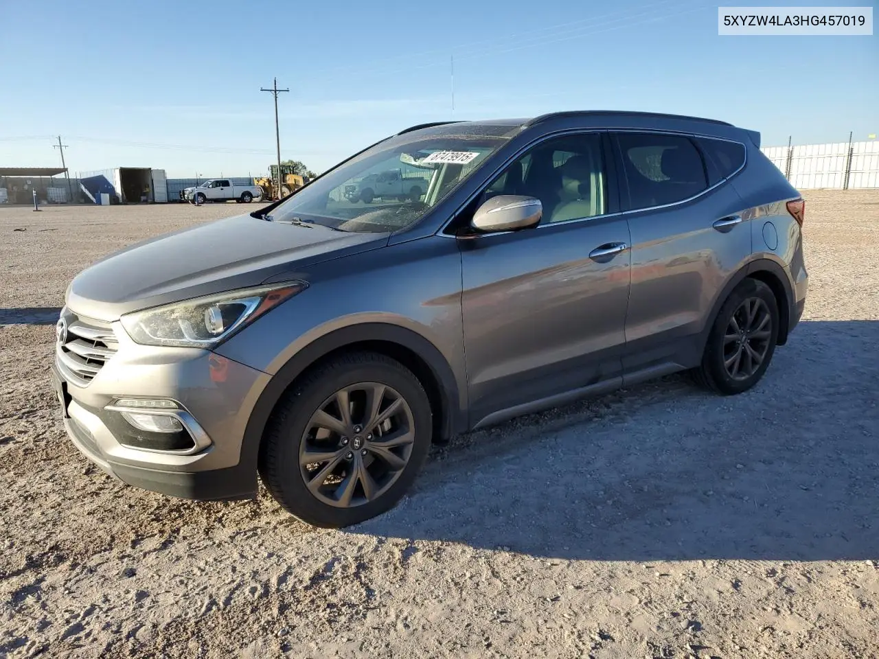 5XYZW4LA3HG457019 2017 Hyundai Santa Fe Sport