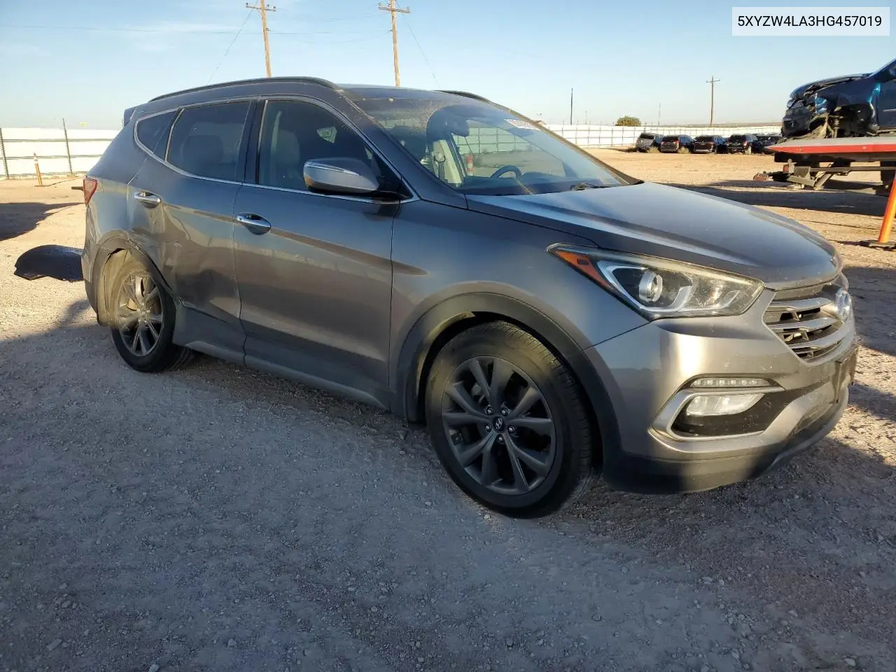 5XYZW4LA3HG457019 2017 Hyundai Santa Fe Sport