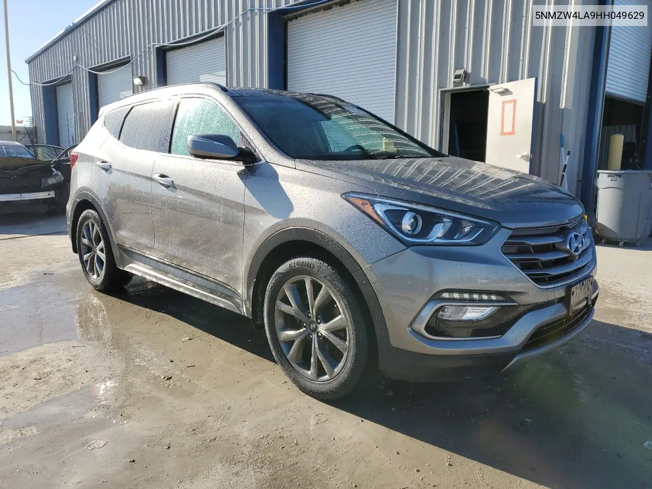 5NMZW4LA9HH049629 2017 Hyundai Santa Fe Sport