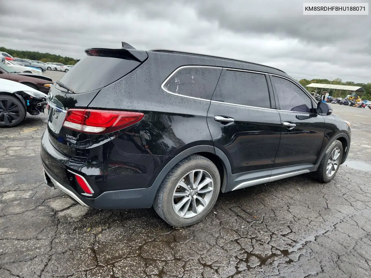 KM8SRDHF8HU188071 2017 Hyundai Santa Fe Se Ultimate
