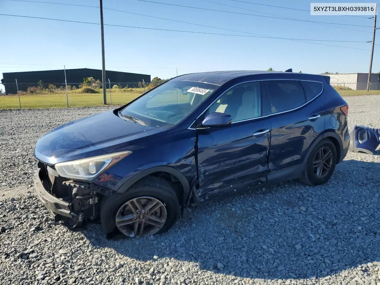 5XYZT3LBXHG393816 2017 Hyundai Santa Fe Sport