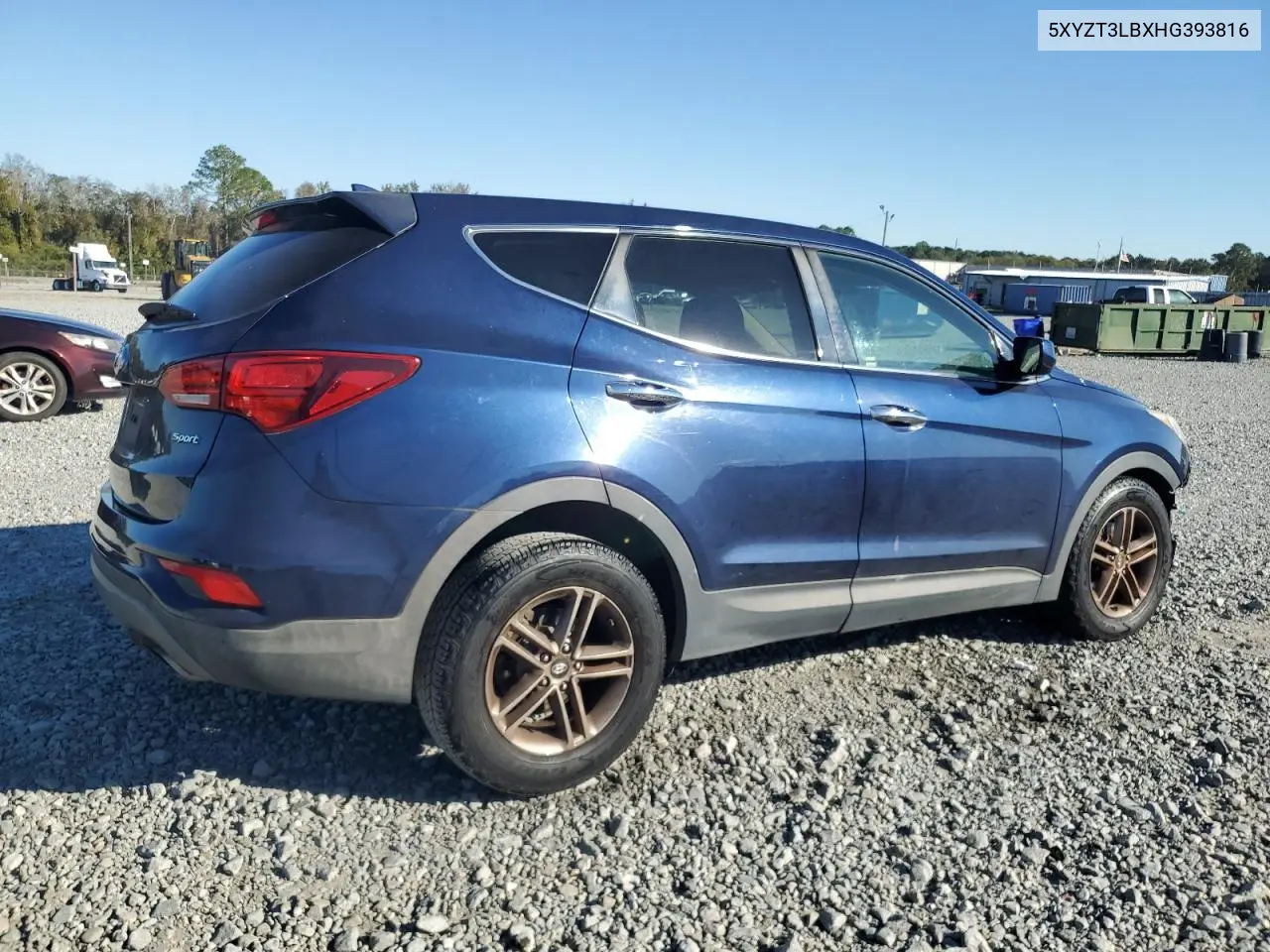 5XYZT3LBXHG393816 2017 Hyundai Santa Fe Sport