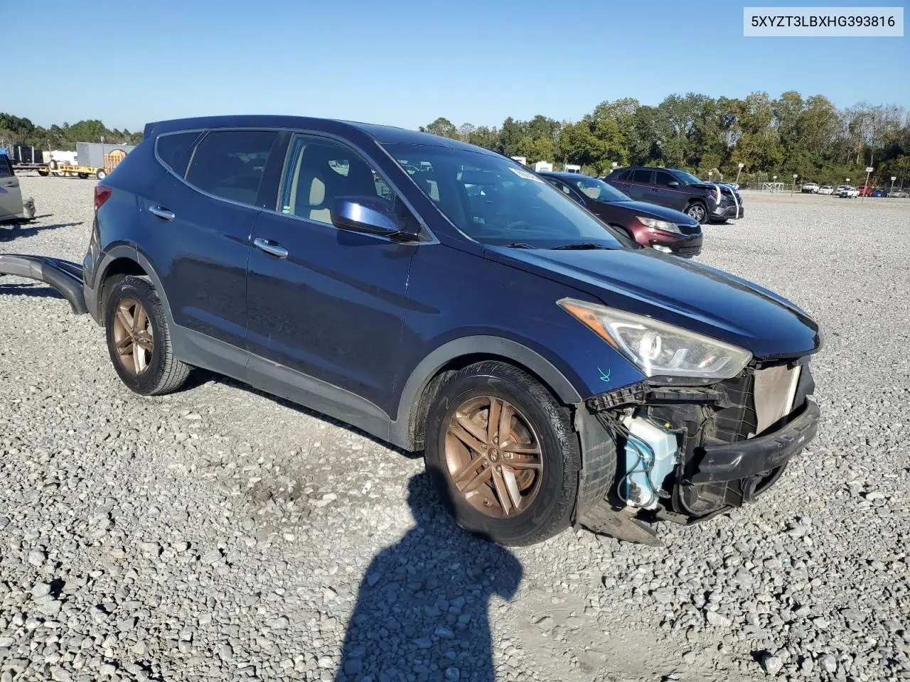 5XYZT3LBXHG393816 2017 Hyundai Santa Fe Sport