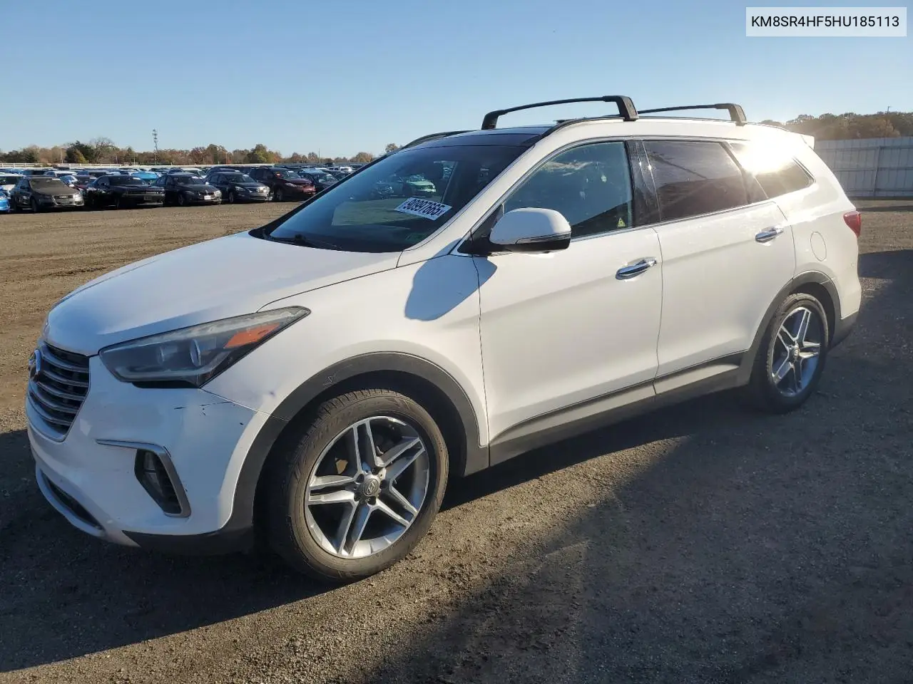 KM8SR4HF5HU185113 2017 Hyundai Santa Fe Se Ultimate