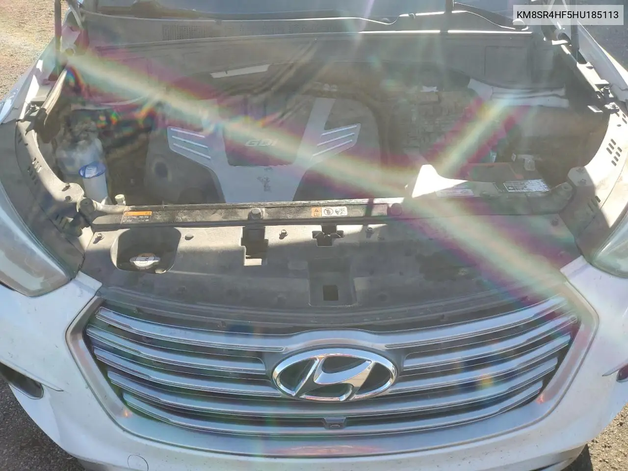 KM8SR4HF5HU185113 2017 Hyundai Santa Fe Se Ultimate