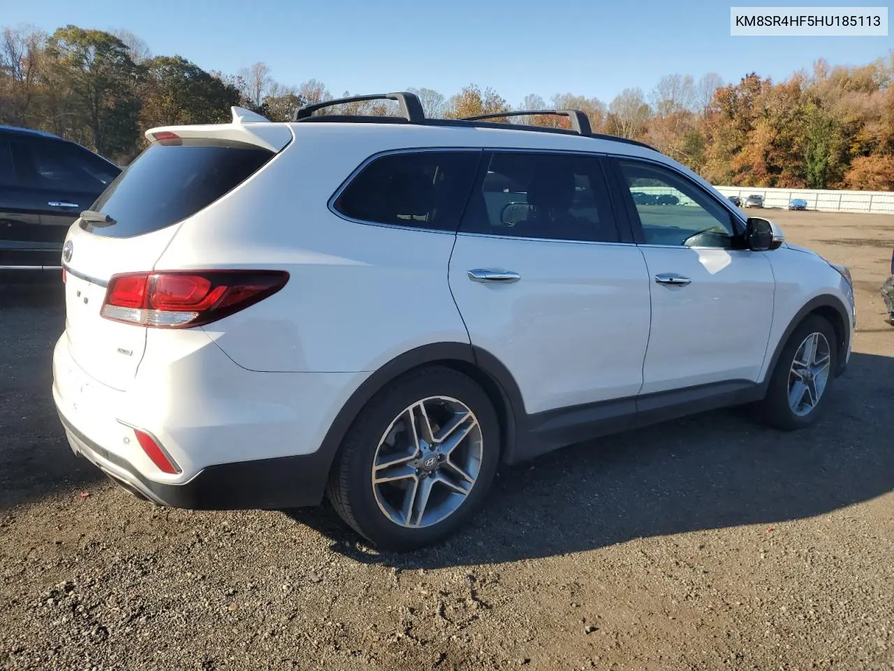 KM8SR4HF5HU185113 2017 Hyundai Santa Fe Se Ultimate