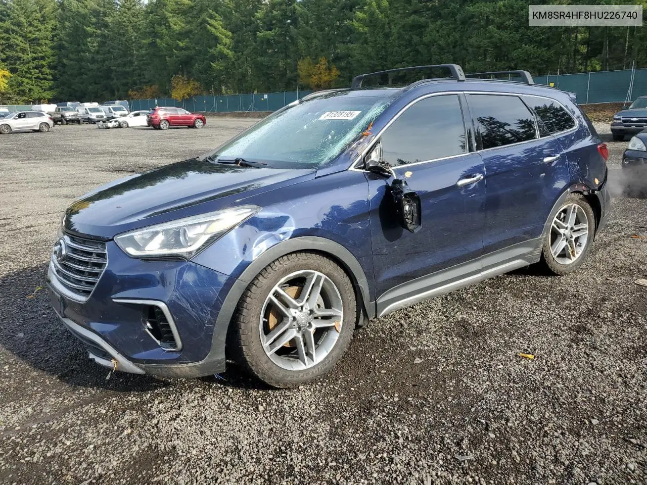 KM8SR4HF8HU226740 2017 Hyundai Santa Fe Se Ultimate