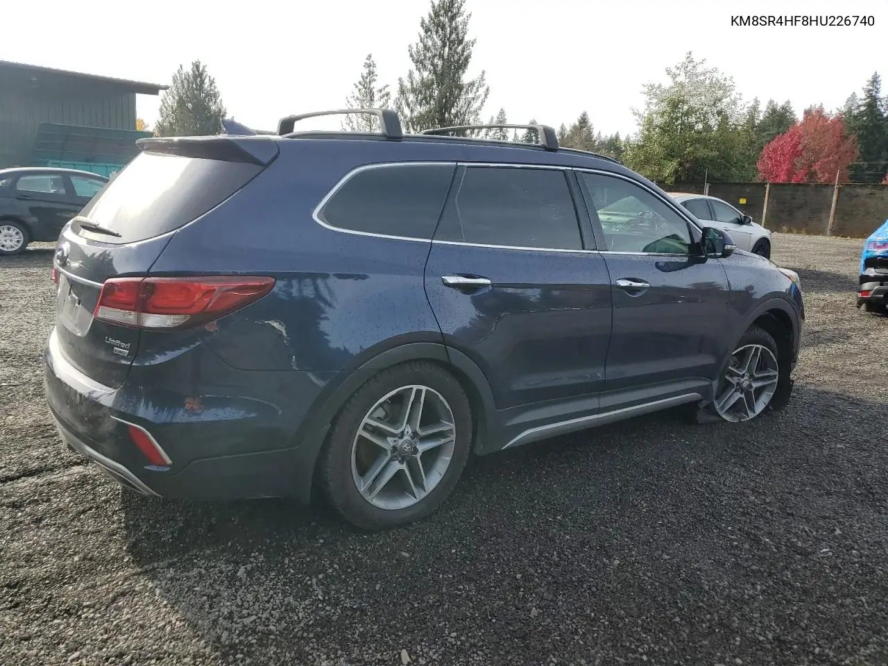 KM8SR4HF8HU226740 2017 Hyundai Santa Fe Se Ultimate