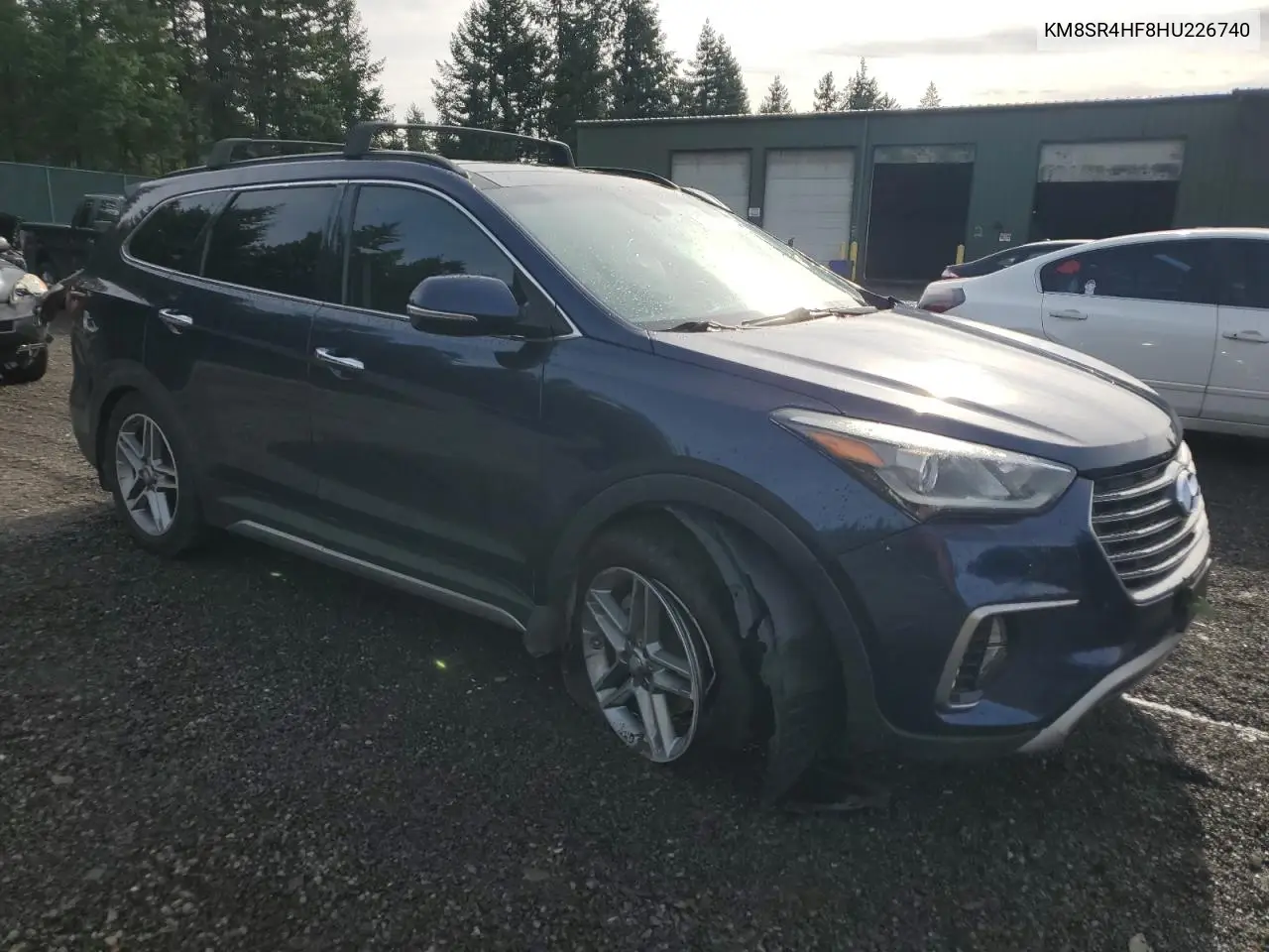 KM8SR4HF8HU226740 2017 Hyundai Santa Fe Se Ultimate